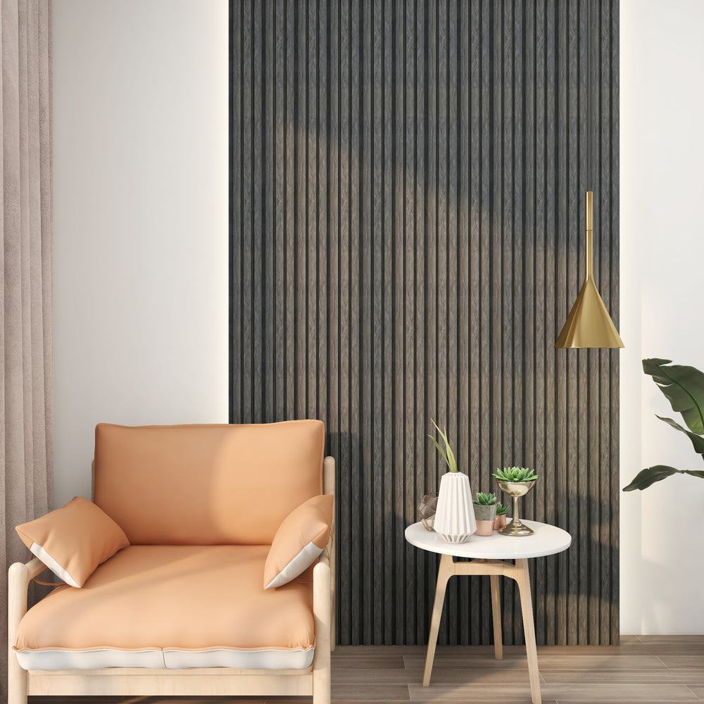 Pannello da parete 3D Brunssum Set 195x12,2 cm Grigio marmo [NEU.HOLZ]