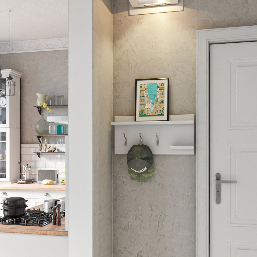 Appendiabiti da parete Ånge con 3 ganci [en.casa] - premiumXL