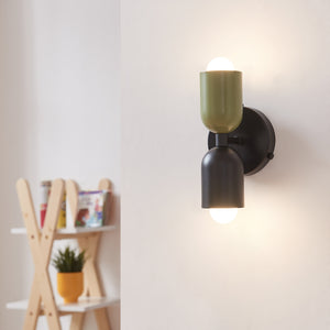 Lampada da Parete Trorlos con 2 Paralumi Applique Up Down - Vari Colori lux.pro