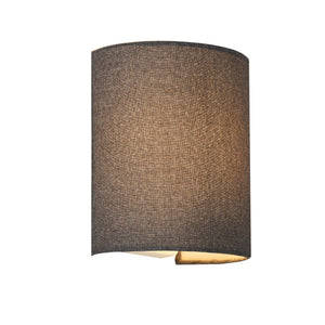 Set Brüssel di Applique per Interni Paralume Semicilindrico Grigio lux.pro