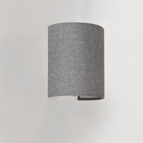 Set Brüssel di Applique per Interni Paralume Semicilindrico Grigio lux.pro
