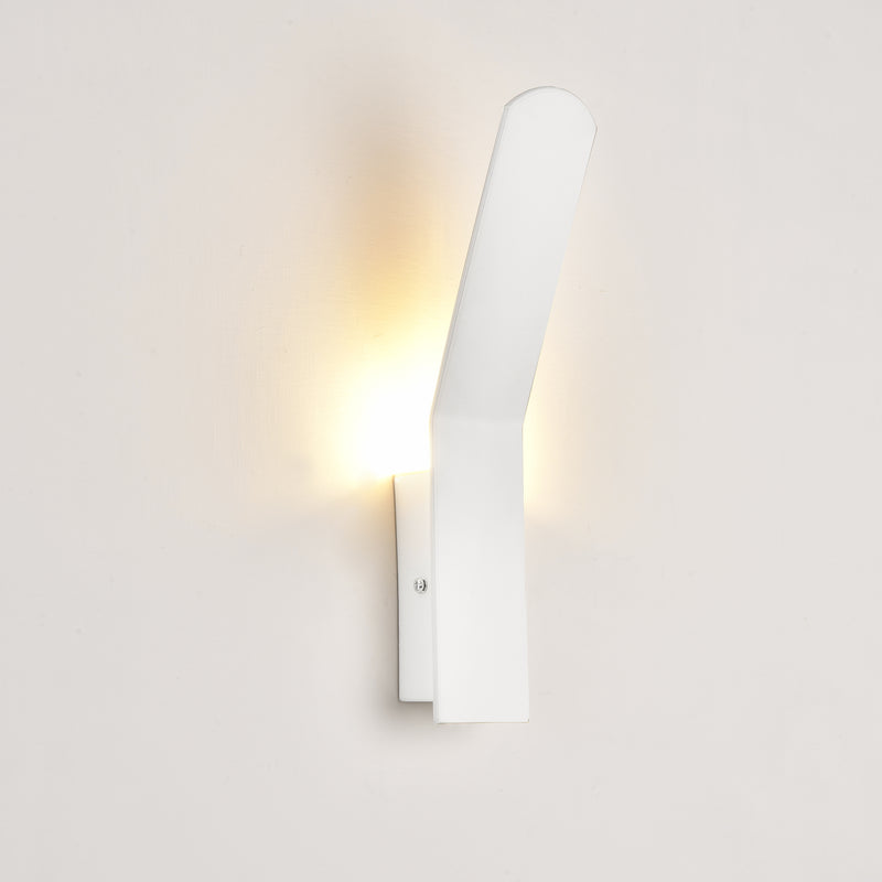 Schizzo in scala [lux.pro] Lampada da parete in un design moderno di metallo - bianco