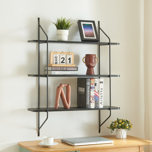 Mensola da parete Østfold 100x80x21 cm [en.casa]