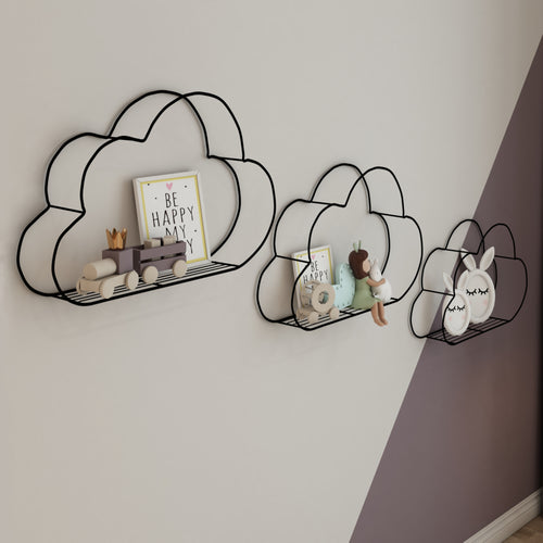 Set di mensole da parete Tønder in set da 3 [en.casa]