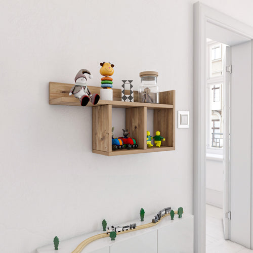 Mensola da parete Åsele 72x18x37cm in diversi colori [en.casa] - premiumXL