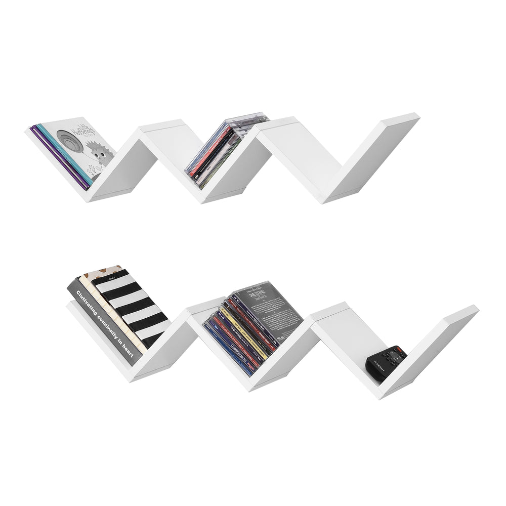 Mensola da parete Askim 72x15x14 cm set da 2 vari colori en.casa