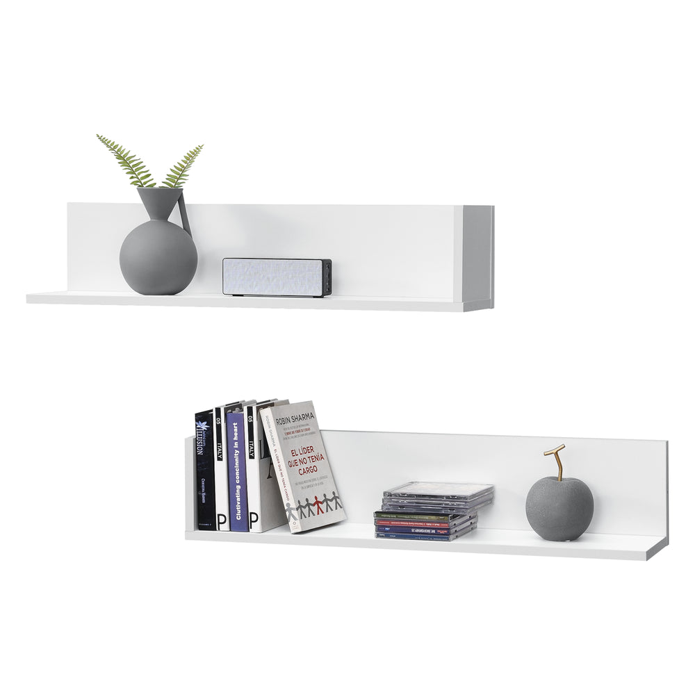 Mensola da parete Elverum 75 x 16,5 x 16,5 cm set da 2 pz vari colori en.casa - premiumXL