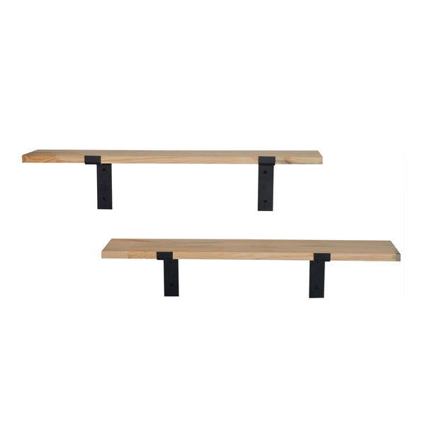 Mensola da parete Løgstør set da 2 pezzi in vari colori [en.casa]