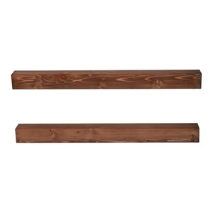 Mensola da parete Munkebo in legno di pino, tinto in varie dimensioni [en.casa]