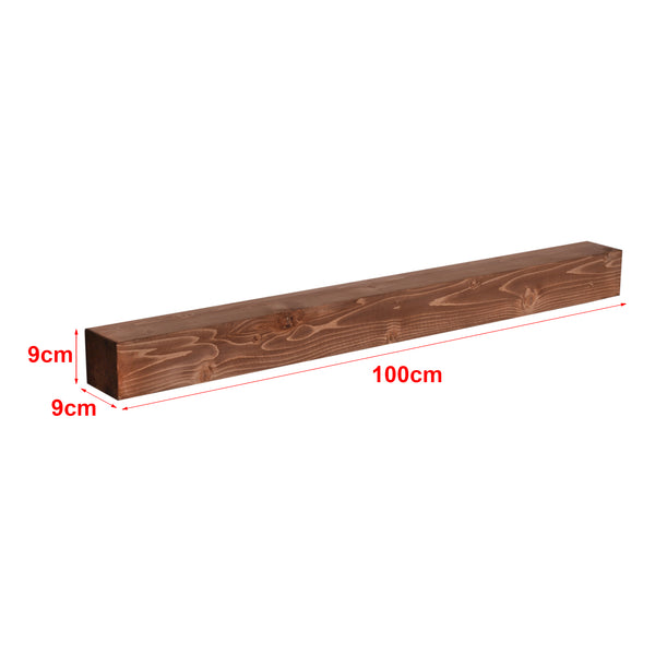 Set di 2/4 Mensole da Muro 'Munkebo' 100 x 9 x 9 cm Mensole in Legno di Pino [en.casa] 