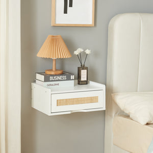 Mensola da parete Ljuredsø con cassetto 40x30x16,5 cm [en.casa]