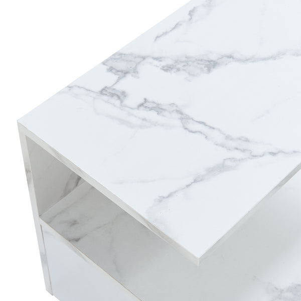 Comodino da Parete Amberg con Cassetto e Ripiani 40x35x31 cm - [en.casa]