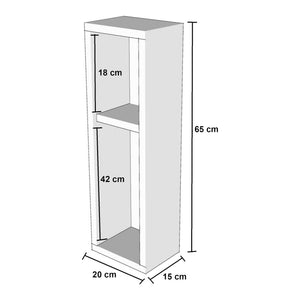 Mensola da parete Åmot 65x20x15 cm [en.casa]