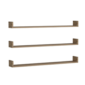 Set di 3 Mensole da Muro 'Arden' a Forma di U - Vari Colori [en.casa]