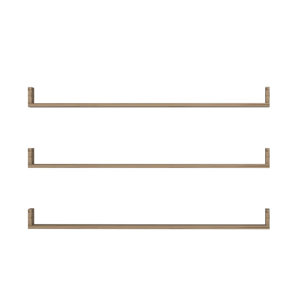 Set di 3 Mensole da Muro 'Arden' a Forma di U - Vari Colori [en.casa]