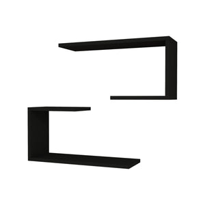 Set di mensole da parete Årslev 2 pz. 27 x 60 x 20 cm fino a ca. 5 kg [en.casa]