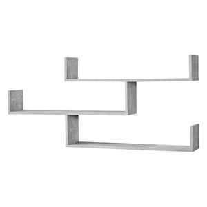 Mensola da Parete Grimstad con 3 Ripiani 119x18x55 cm [en.casa]