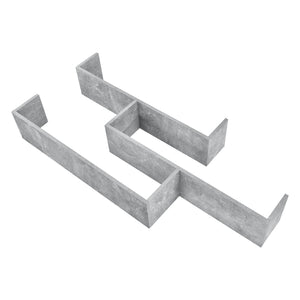 Mensola da Parete Grimstad con 3 Ripiani 119x18x55 cm [en.casa]