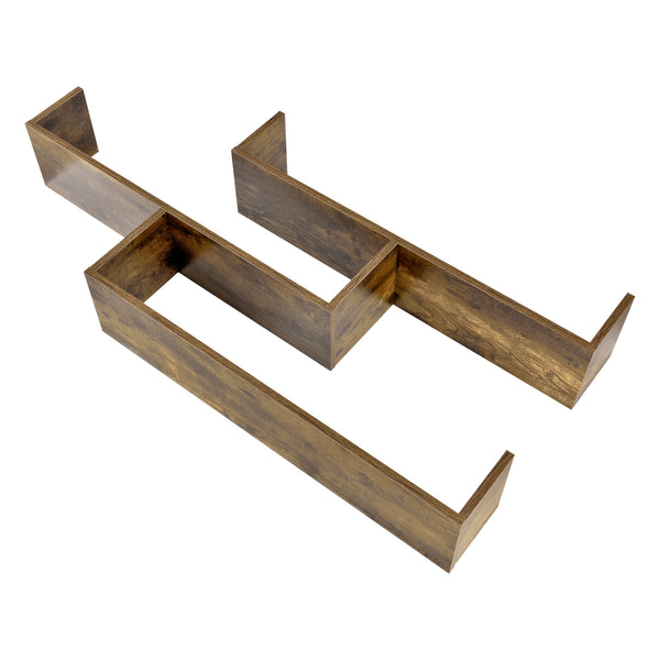 Mensola da Parete Grimstad con 3 Ripiani 119x18x55 cm [en.casa]