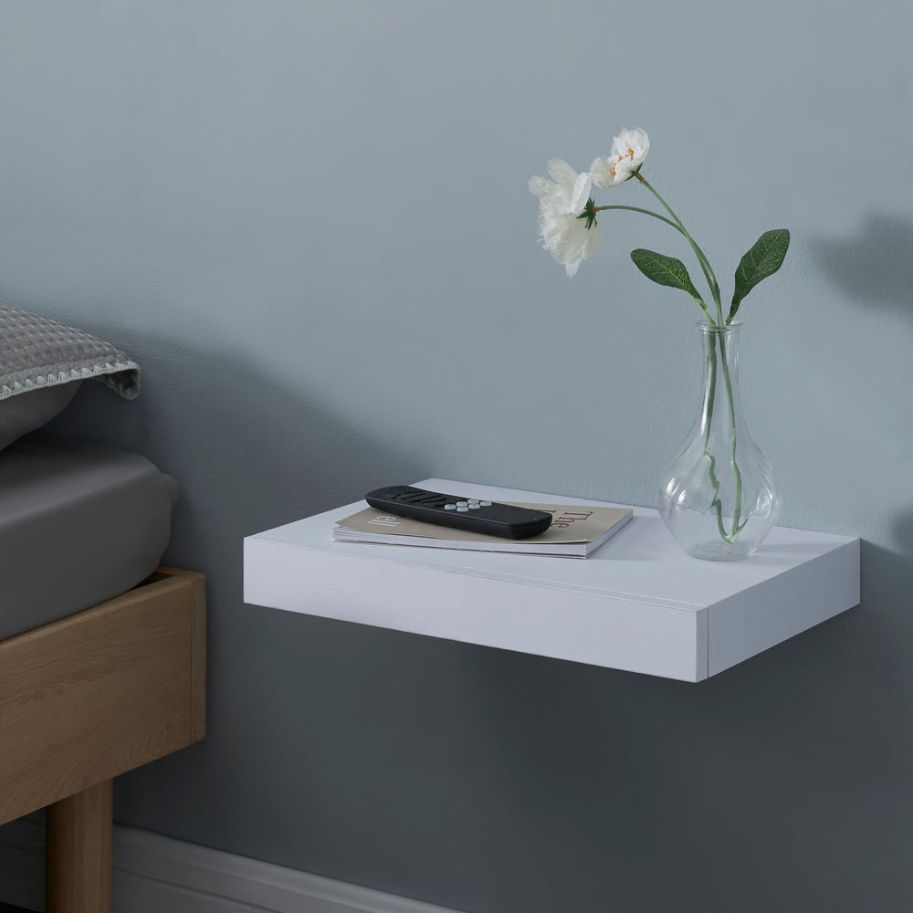 Mensola da parete Hyvinkää con cassetto [en.casa] - premiumXL