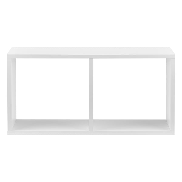 Mensola da Parete / da Muro con 2 Scomparti a Cubo 60 x 14,5 x 30 cm Scaffale / Consolle Pensile con Ripiani Portaoggetti Libreria - Vari Colori