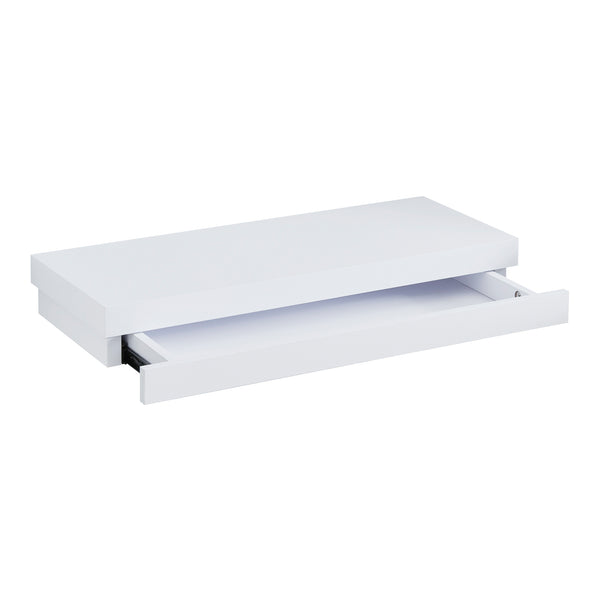 Mensola Karkkila con Cassetto Integrato Comodino Sospeso 60 x 23,5 x 8 cm - Vari colori [en.casa] 