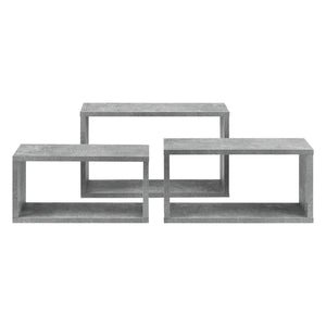 Set di 3 Mensole Rettangolari Mandal da Parete [en.casa]