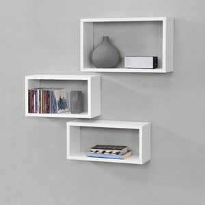 Mensola da parete Mandal set da 3 pezzi vari colori en.casa