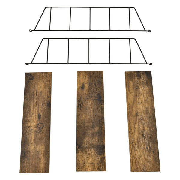 Scaffale da Parete Ösel a 3 Ripiani Regolabili 48 x 15 x 63.5 cm - Vari Colori [en.casa]