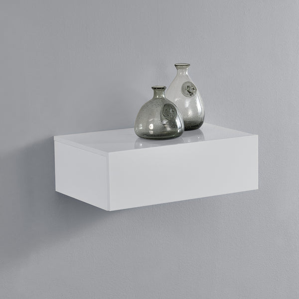 Mensola da parete Oslo con cassetto 46x30x15cm vari colori [en.casa]