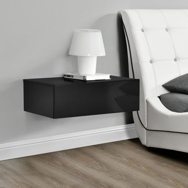 Mensola da parete Oslo con cassetto 46x30x15cm vari colori [en.casa]