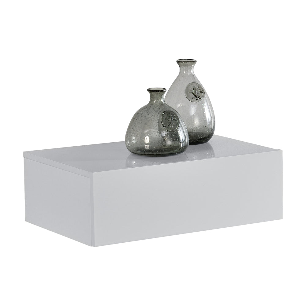 Mensola da parete Oslo con cassetto 46x30x15cm vari colori [en.casa] - premiumXL