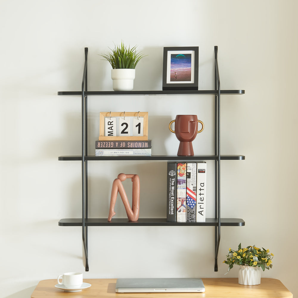 Mensola da parete Østfold 100x80x21 cm [en.casa]