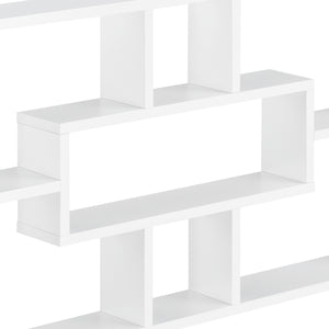 Scaffale da Parete Qinngua con 7 Scomparti Portaoggetti [en.casa] 