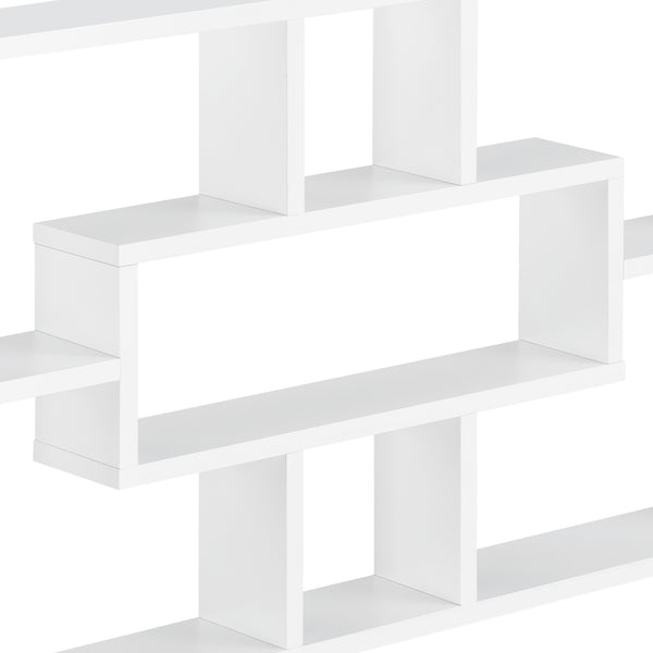 Scaffale da Parete Qinngua con 7 Scomparti Portaoggetti [en.casa] 