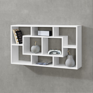 Mensola da Parete Saputit a 8 Scomparti Aperti 85 x 16 x 48 cm [en.casa]