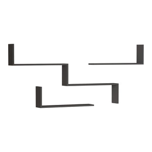 Set di mensole da parete 3 pz. Vepinshul [en.casa]