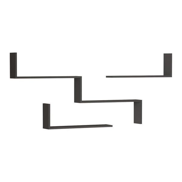 Set di mensole da parete 3 pz. Vepinshul [en.casa]