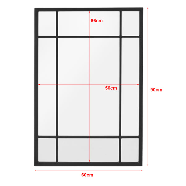 Specchio da Parete Colobraro 90 x 60 cm Rettangolare - Vari colori [en.casa]