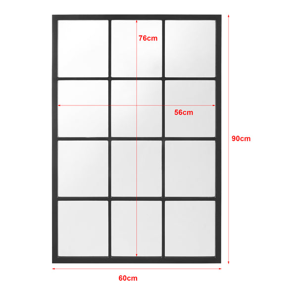 Specchio da Parete Cupello 90 x 60 cm Rettangolare - Vari colori [en.casa]