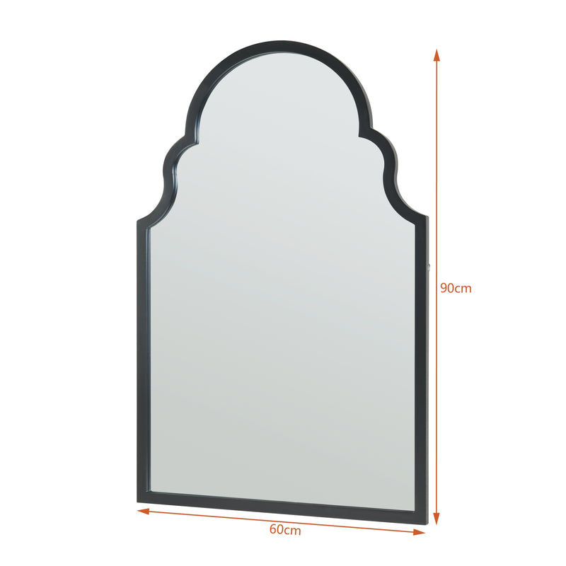 Schizzo in scala Specchio da Parete Hämeenkyrö 90 x 60 cm - Vari Colori [en.casa] 