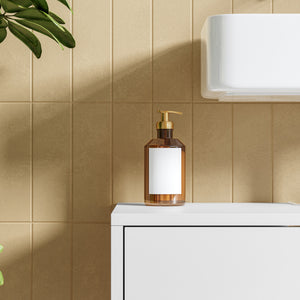 Mobile Sottolavabo Kulaik da Bagno ad Anta e 3 Scomparti Aperti 51 x 60 x 32 cm - Bianco [en.casa] 