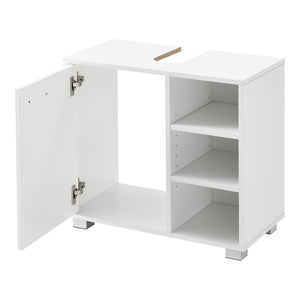 Mobile Sottolavabo Narvik con Anta e 3 Ripiani - Vari Colori [en.casa]