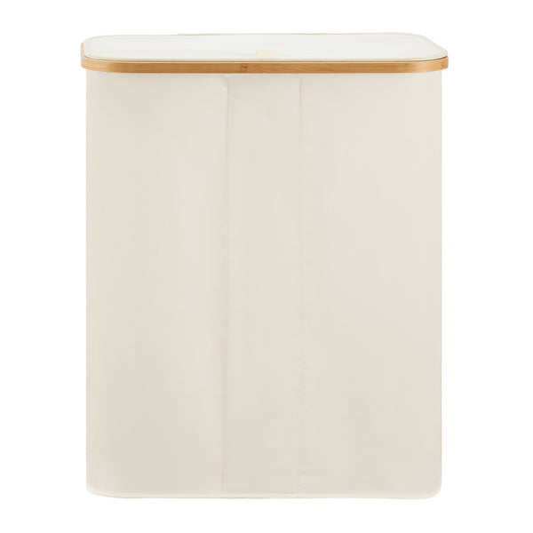 Cesto Portabiancheria Rusko con Coperchio e 3 Sacchi - Vari colori [en.casa]