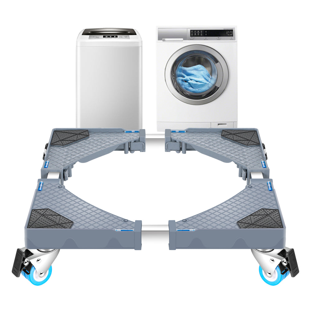 Supporto per lavatrice Zaberfeld 4 ruote max. 300 kg [en.casa] - premiumXL