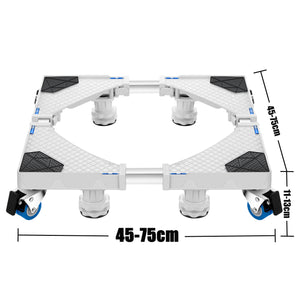 Carrello di Rialzo Kella per Elettrodomestici Base Regolabile - Vari colori [en.casa] 