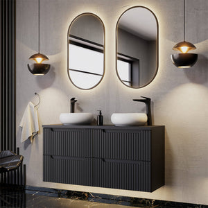 Mobile Sottolavabo da Parete NEWPORT con Cassetti [en.casa]