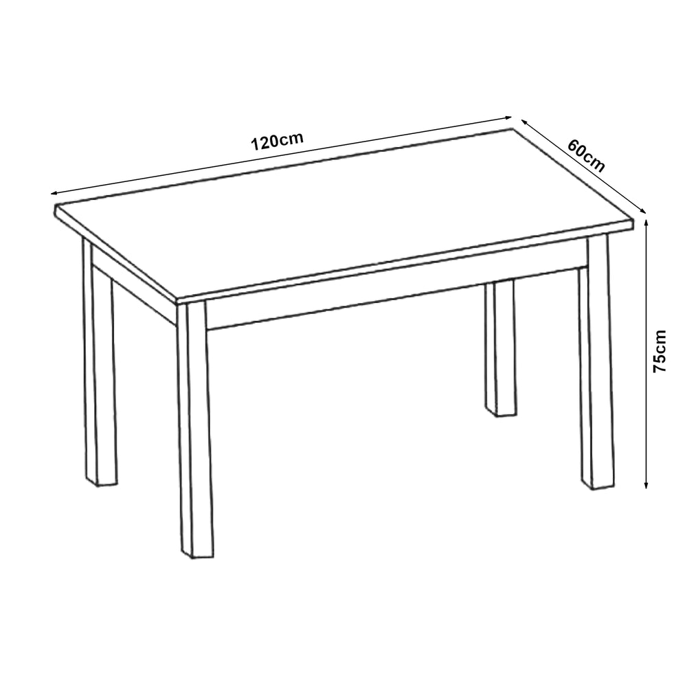 Esstisch Den Haag 120x60 cm in versch. Farben [en.casa] - premiumXL