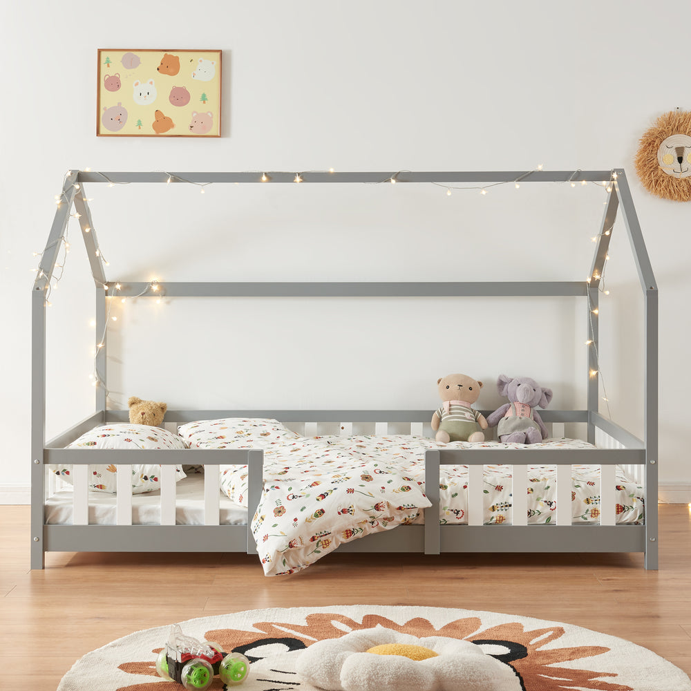 Letto per bambini Sisimiut con materasso [en.casa] - premiumXL