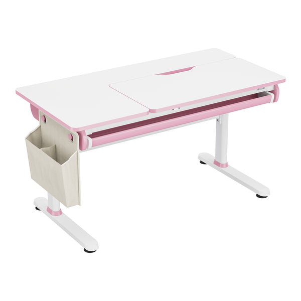 Scrivania Kuosa per Cameretta Regolabile in Altezza con Piano 120 x 60 cm e Cassetto - Vari Colori [en.casa]